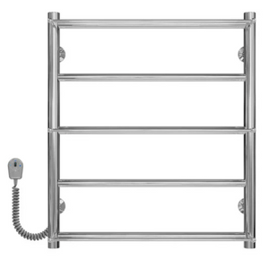 Рушникосушка електрична Deffi Ladder 500x600 хром C.LK.60.50.5.E.C.L.5 ліва
