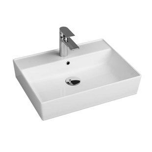 Умывальник подвесной Quarter Bath Cross Line 60x45, белый 70CL23060.00.1.3.01