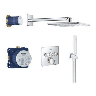 Душевая система Grohe Grohtherm Cube 310 34804000 с термостатическим смесителем