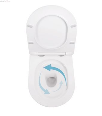 Унитаз подвесной Qtap Robin Ultra Quiet QT13332381АSW с сидениям Soft Close