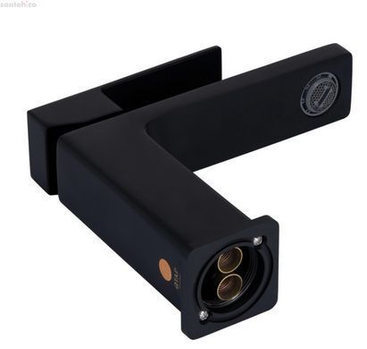Змішувач для раковини Qtap Gemini чорний матовий QTGEM270BLM45674