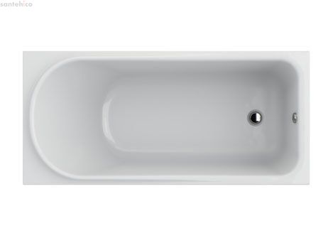 КОМПЛЕКТ: Ванна акриловая АМ РМ Like 150x70 W80A-150-070W-A + Смеситель для ванны AM PM LIKE F8010000 + Душевой набор Am Pm LIKE F0180000