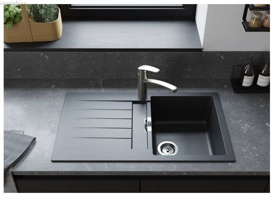 Кухонна мийка Hansgrohe S52 S520-F345 чорний графіт 43356170