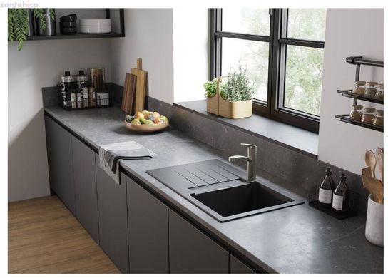 Кухонна мийка Hansgrohe S52 S520-F345 чорний графіт 43356170
