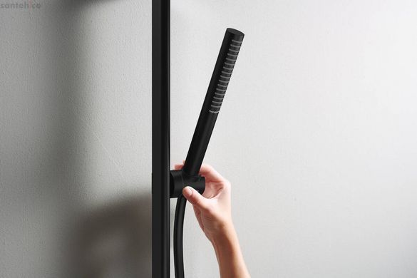 Лійка ручного душу Hansgrohe Pulsify S 100 1jet EcoSmart чорний матовий 24125670
