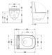 Унитаз подвесной Qtap Robin Ultra Quiet QT13332381АSW с сидениям Soft Close