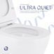 Унитаз подвесной Qtap Robin Ultra Quiet QT13332381АSW с сидениям Soft Close