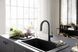 Змішувач для кухні Hansgrohe Aqittura M91 FilterSystem 210 сатин 76803800 під фільтровану воду