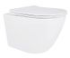 Унитаз подвесной Qtap Robin Ultra Quiet QT13332381АSW с сидениям Soft Close