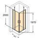 Душова кабіна Huppe Classics 2 90x90 (Профіль - хром, скло - прозоре) C23005.069.321