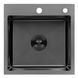 Кухонна мийка Kroner KRP Schwarze - 4545HM PVD (3.0/1.0 мм) CV033856