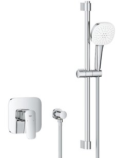 Душова система прихованого монтажу Grohe Cubeo Tempesta 110 хром 1053350000