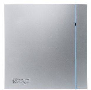 Малошумный вентилятор Soler & Palau SILENT-200 CHZ SILVER DESIGN 3C