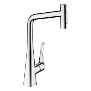 Смеситель для кухни Hansgrohe Metris Select M71 320 2jet sBox хром 73816000