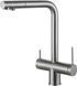 Змішувач для кухні Fabiano FKM 3140 SS Inox нержавіюча сталь 8231.401.0070 під фільтровану воду