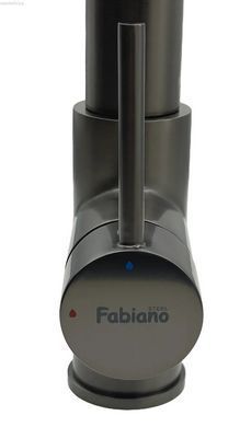 Змішувач для кухні Fabiano FKM 3128 Black Steel pvd-графіт 8231.403.1911 під фільтровану воду