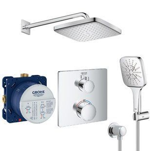 Душова система Grohe Grohtherm Cube з душовим гарнітуром Vitalio Comfort 250 UA26415SC7