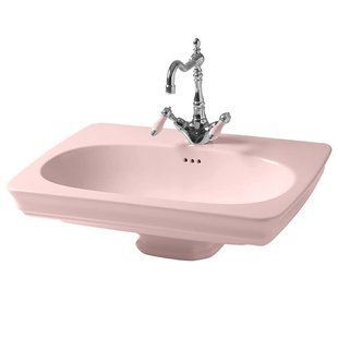 Умывальник керамический 68 см Artceram Civitas, pink acquarello (CIL001 33; 00)