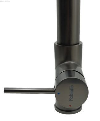 Змішувач для кухні Fabiano FKM 3128 Black Steel pvd-графіт 8231.403.1911 під фільтровану воду