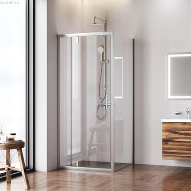 Душовий кут Am.Pm Gem Sqare Pivot 90x90 (Профіль - хром, скло - прозоре) W90UG-404-9090-MT