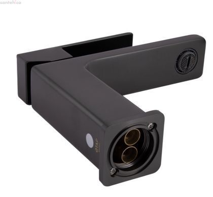Змішувач для раковини Qtap Gemini збройова сталь QTGEM270GMB45676