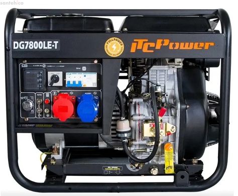 Генератор дизельний ITC Power DG7800LET 5,7 кВт