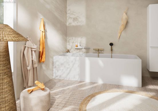 Змішувач для ванни Hansgrohe Tecturis S матова бронза 73422140