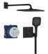 Душова система прихованого монтажу Grohe Grohtherm SmartControl чорний матовий 34865KF0