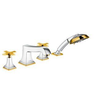 Hansgrohe на борт ванны Metropol Classic (цвет - хром/золото)
