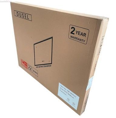 Дзеркало Dusel DE-M0065D 90x70 606503 з LED підсвіткою