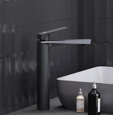 Смеситель для раковины Damixa Merkur черный матовый 400250300