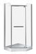 Душова кабіна Rozzy Jenori Duct N 90х90 (Профіль - хром, скло - прозоре) 90RZ079N
