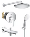 Душова система прихованого монтажу Grohe Eurosmart хром UA26415SC11