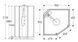 Душова кабіна 90х90 IDO Showerama 10-5 Comfort (Профіль - срібний, скло - прозоре / матове) 558.124.00.1
