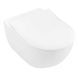 Інсталяція Geberit Duofix 458.103.00.1 з клавішею Delta50 хром матовий + унітаз Villeroy&Boch Subway 2.0 Directflush 5614R201 з сидінням Soft Close