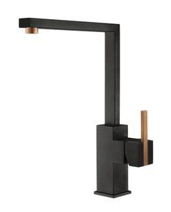 Змішувач для кухні Fabiano FKM 69 SS Velvet Black Cooper чорний/pvd-мідь 8232.401.1598
