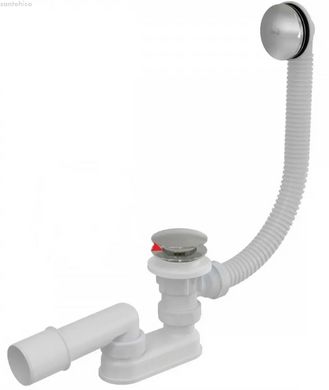Сифон для ванны Alcaplast Click-Clack хром A504CKM-100