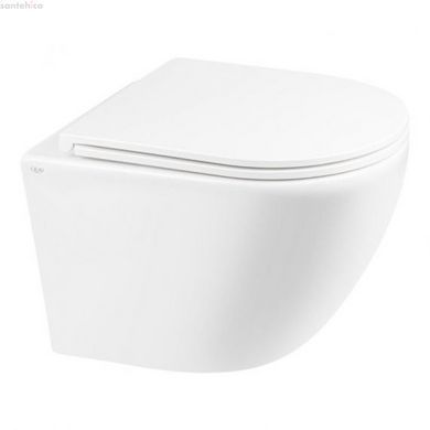 Инсталляция Grohe Rapid SL 38772001 4 в 1 + Унитаз подвесной Qtap Robin Rimless 490x370x360 с сиденьем Slim Soft-close QT1333046ER W