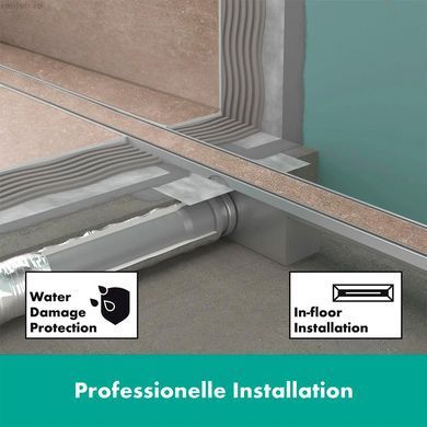 Душовий канал Hansgrohe RainDrain Compact 80 см 56166800 з решіткою