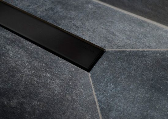 Душовий канал Pestan Confluo Frameless Line 650 мм 13701320 з чорною матовою решіткою