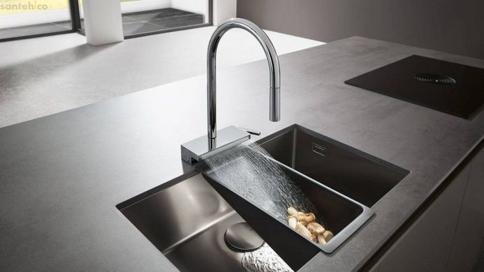 Змішувач для кухні Hansgrohe Aquno Select чорний матовий 73831670