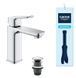 Змішувач для раковини Grohe Dise хром 101836000 з донним клапаном PushOp