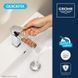 Змішувач для раковини Grohe Dise хром 101836000 з донним клапаном PushOp