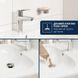 Змішувач для раковини Grohe Dise хром 101836000 з донним клапаном PushOp