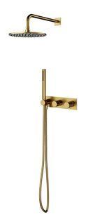 Душевая система скрытого монтажа Omnires Contour gold SYSCT10GLB