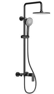 Душевая система DUSEL LACIO Black Matt 231355000