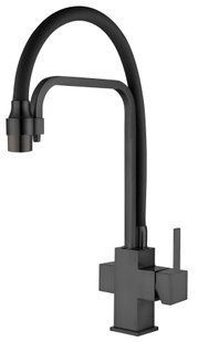 Змішувач для кухні Fabiano FKM 3111 Black Steel pvd-графіт 8231.403.1050 під фільтровану воду