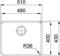 Кухонная мойка Franke Aton ANX 110-48 122.0204.649