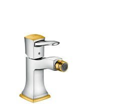 Hansgrohe Metropol Classic (цвет - хром/золото), с донным клапаном 31320090