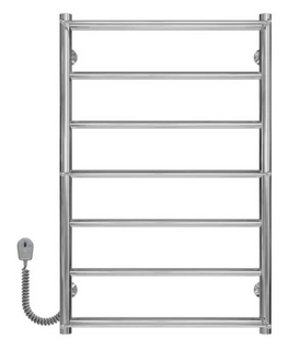 Рушникосушка електрична Deffi Ladder 500x800 хром C.LK.80.50.7.E.C.L.5 ліва